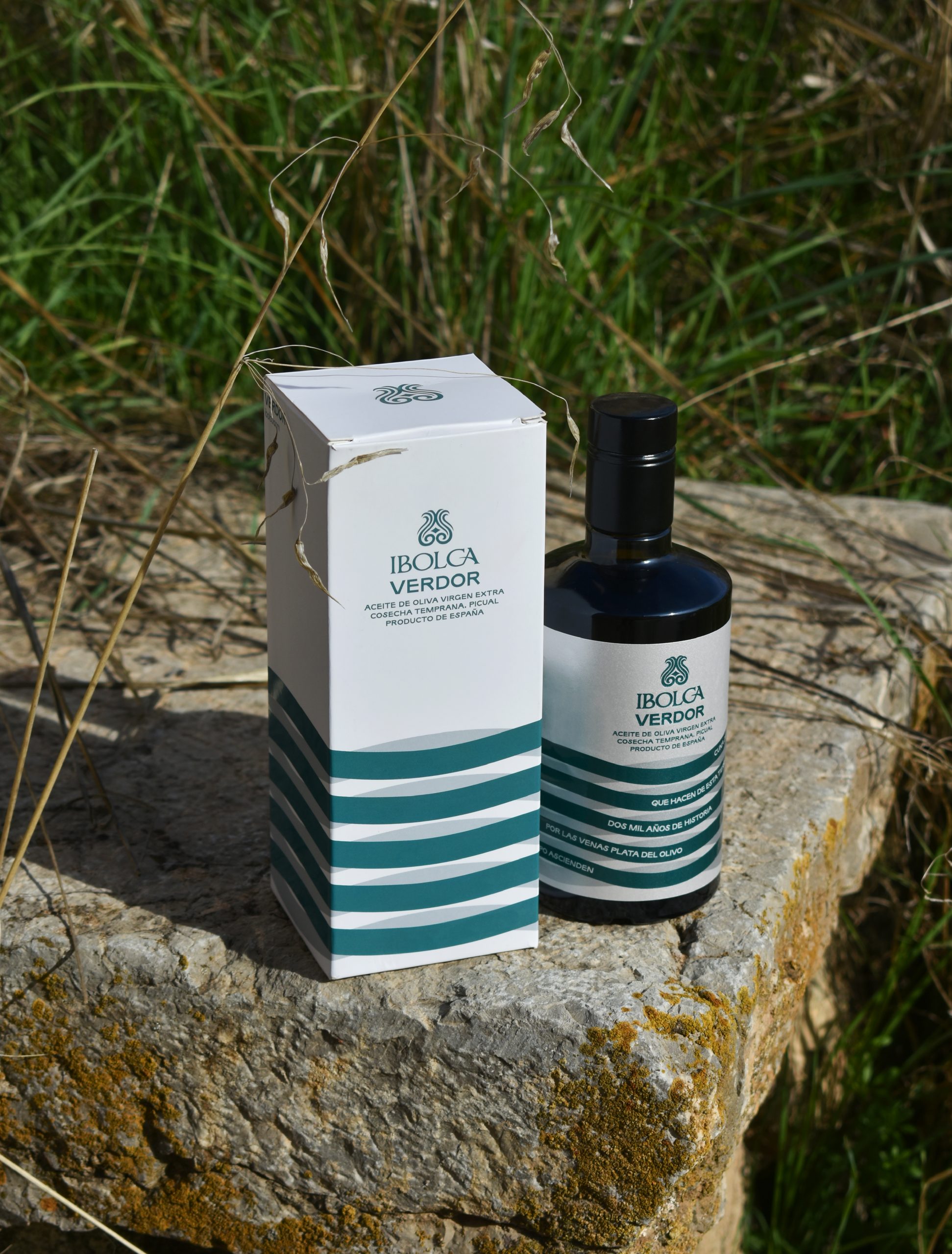 Diseño packaging IBOLCA AOVE Mediodía Estudio