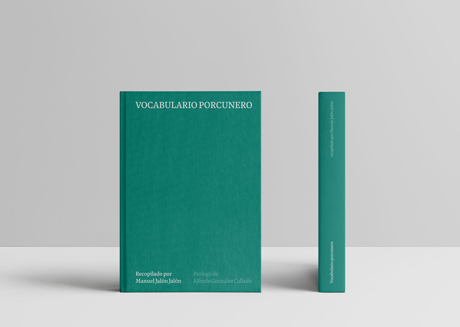 Portada editorial Vocabulario Porcunero Portada editorial Vocabulario Porcunero diseñada por Mediodía Estudio